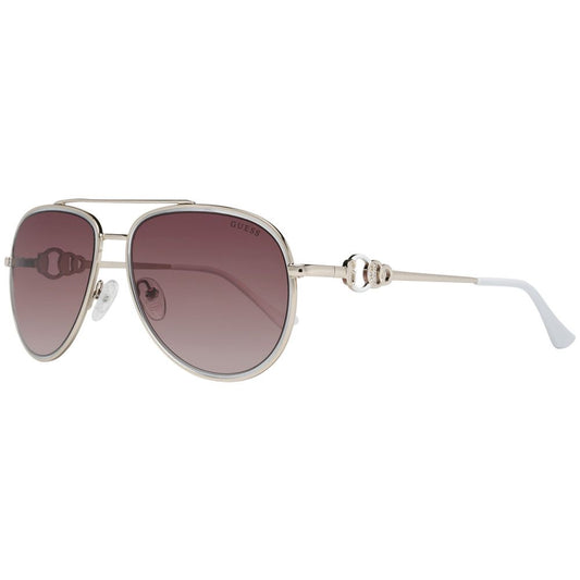 Lunettes de soleil Guess en métal doré