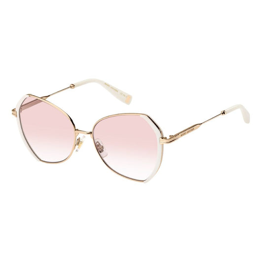 Lunettes de soleil en métal doré Marc Jacobs