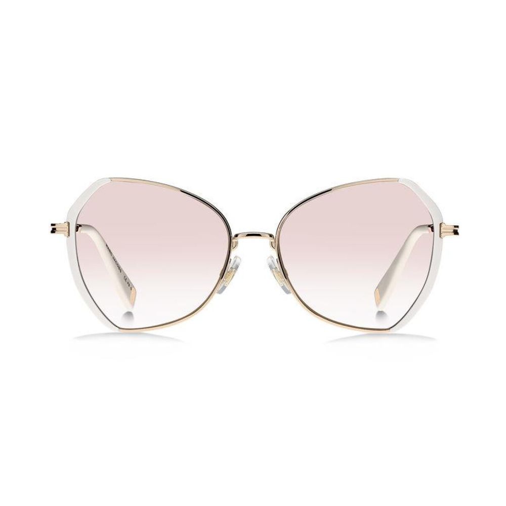 Lunettes de soleil en métal doré Marc Jacobs