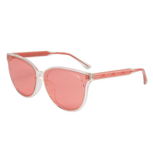Lunettes de soleil Jimmy Choo en acétate transparent