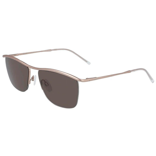 Lunettes de soleil DKNY en métal or rose
