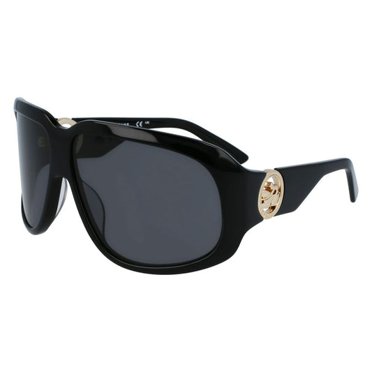 Lunettes de soleil Longchamp en acétate noir