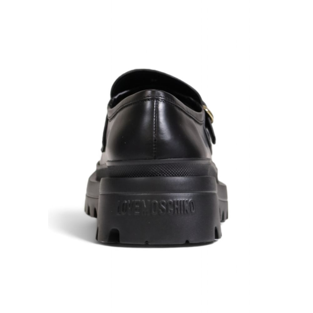 Love Moschino - Baskets à plateforme en polyéthylène noir