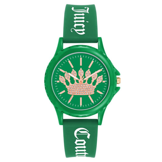 Montre synthétique verte Juicy Couture