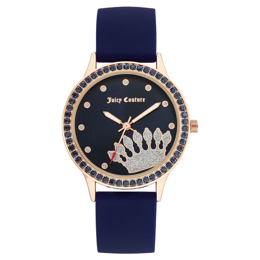 Montre synthétique bleue Juicy Couture