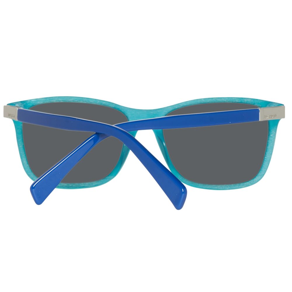 Lunettes de soleil Just Cavalli en acétate bleu