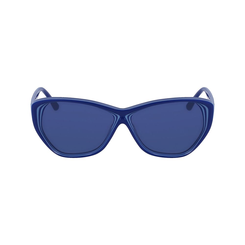 Lunettes de soleil en acétate bleu Karl Lagerfeld