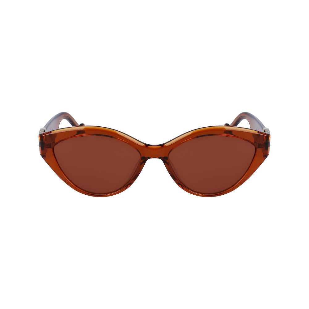 Lunettes de soleil en acétate marron Liu Jo
