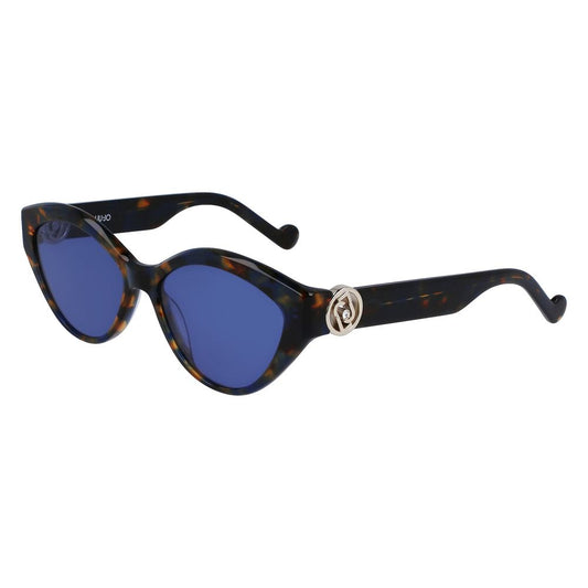 Lunettes de soleil en acétate bleu Liu Jo