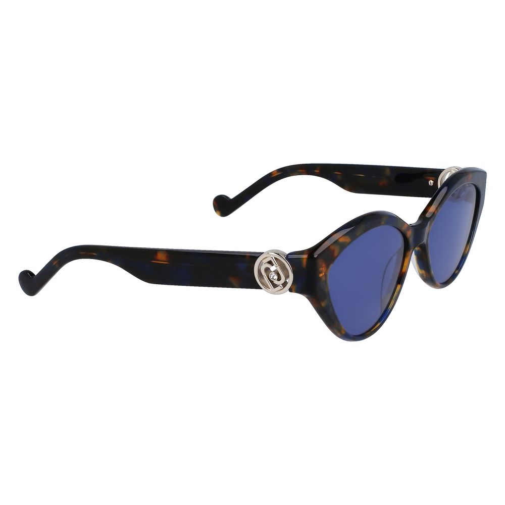 Lunettes de soleil en acétate bleu Liu Jo