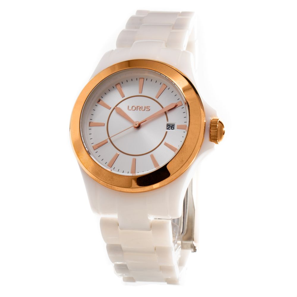 Montre Lorus en plastique blanc