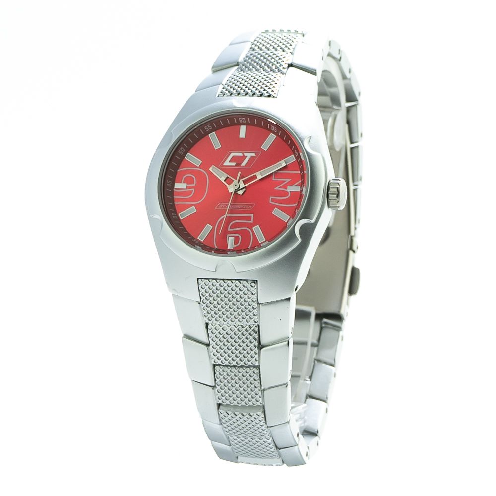 Montre Chronotech en acier inoxydable argenté