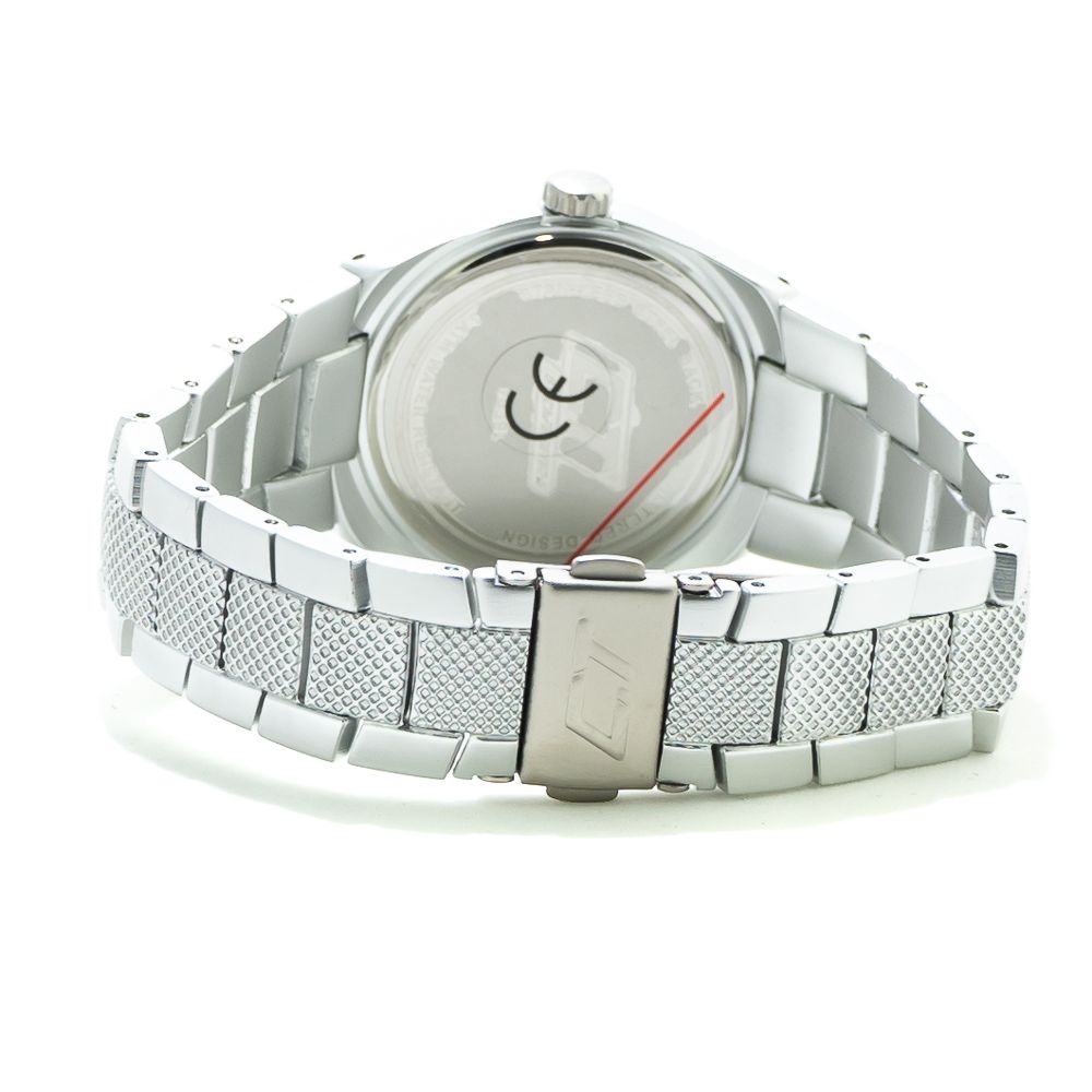 Montre Chronotech en acier inoxydable argenté