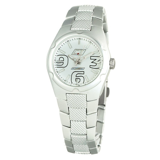 Montre Chronotech en acier inoxydable argenté