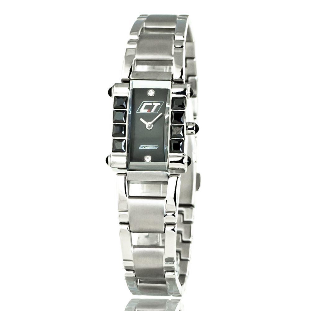 Montre Chronotech en acier inoxydable argenté