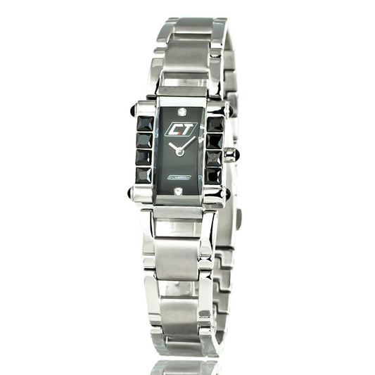 Montre Chronotech en acier inoxydable argenté