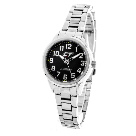 Montre Chronotech en acier inoxydable argenté