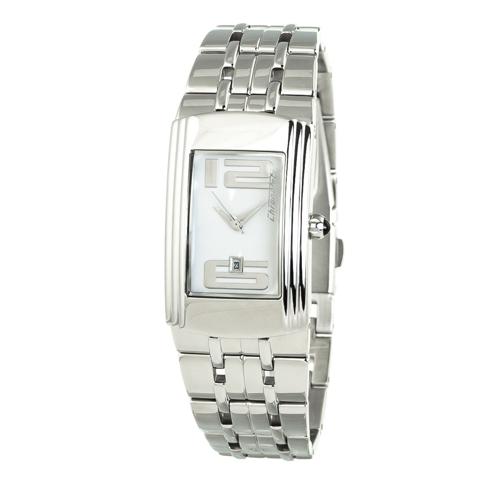 Montre Chronotech en acier inoxydable argenté
