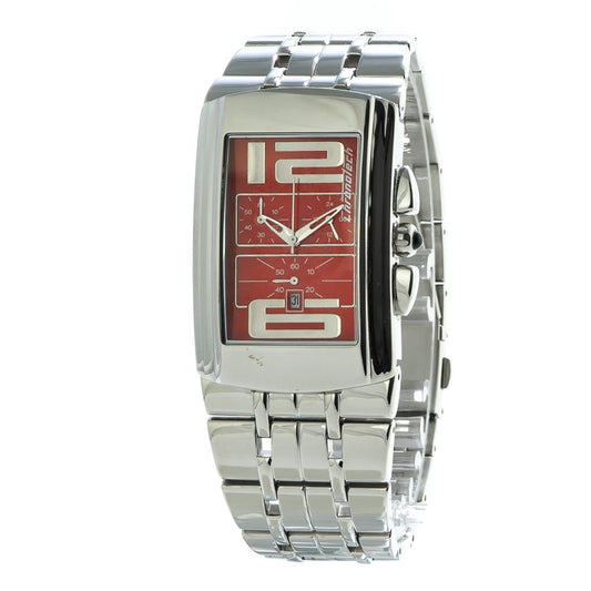 Montre Chronotech en acier inoxydable argenté