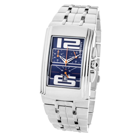 Montre Chronotech en acier inoxydable argenté