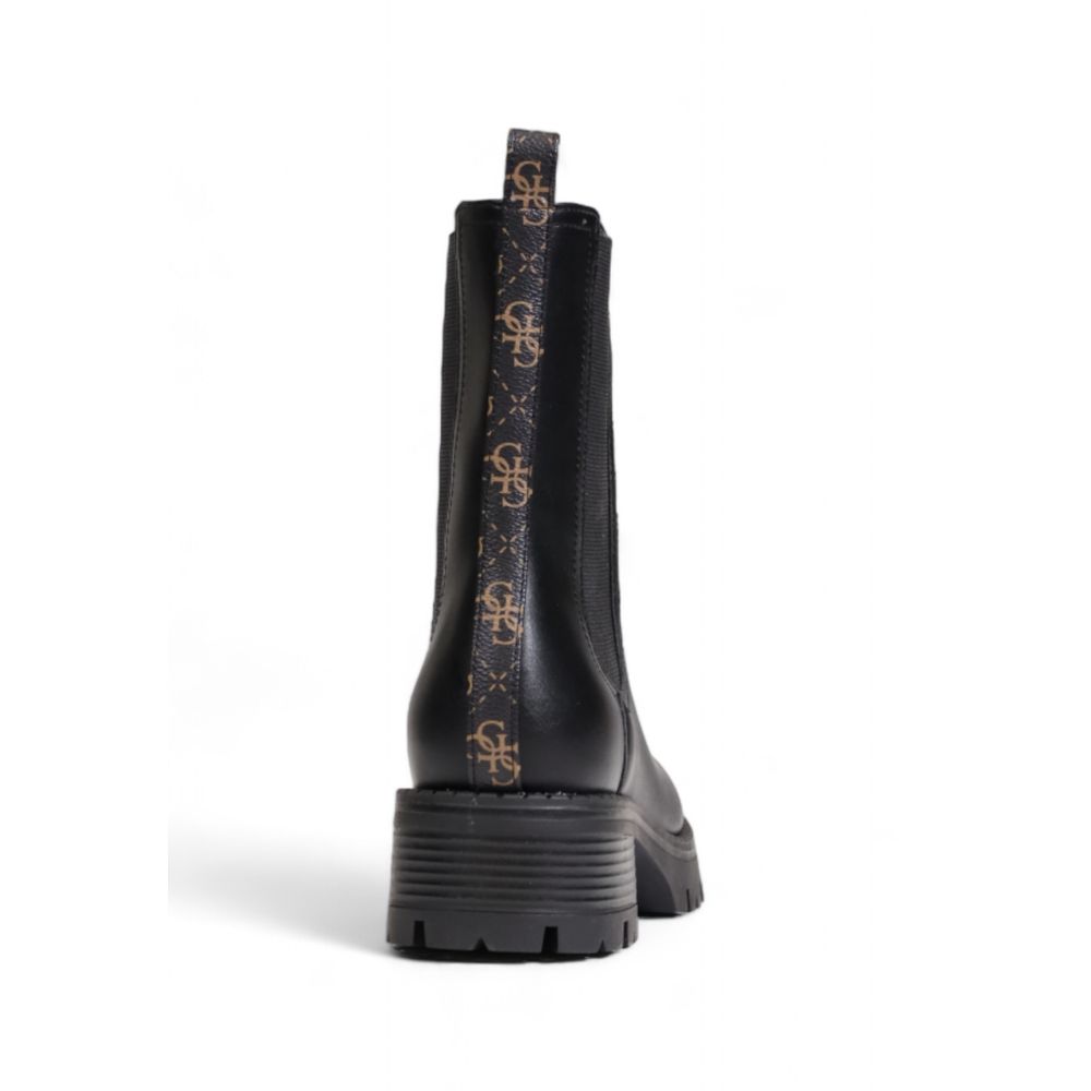 Guess – Knöchelstiefel aus Polyethylen in Schwarz