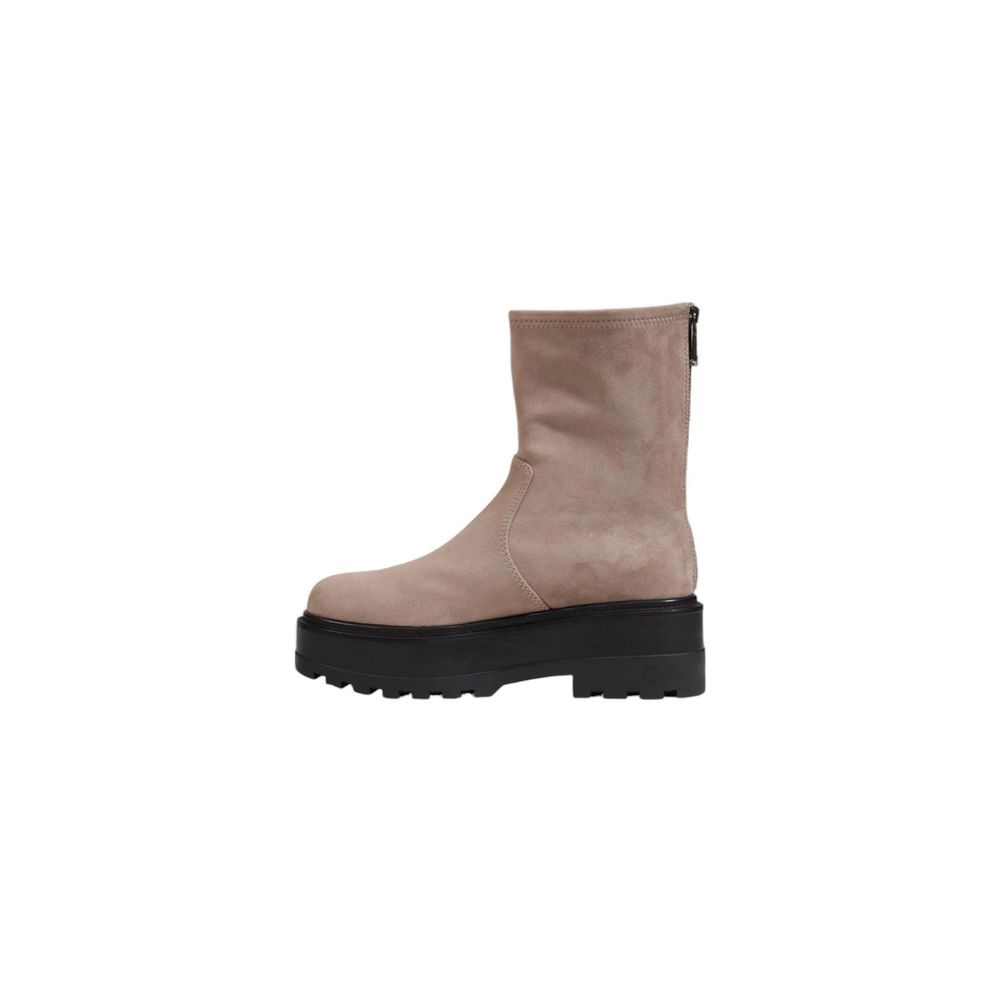 Calvin Klein Jeans Beige Recycled Polyester Ankle