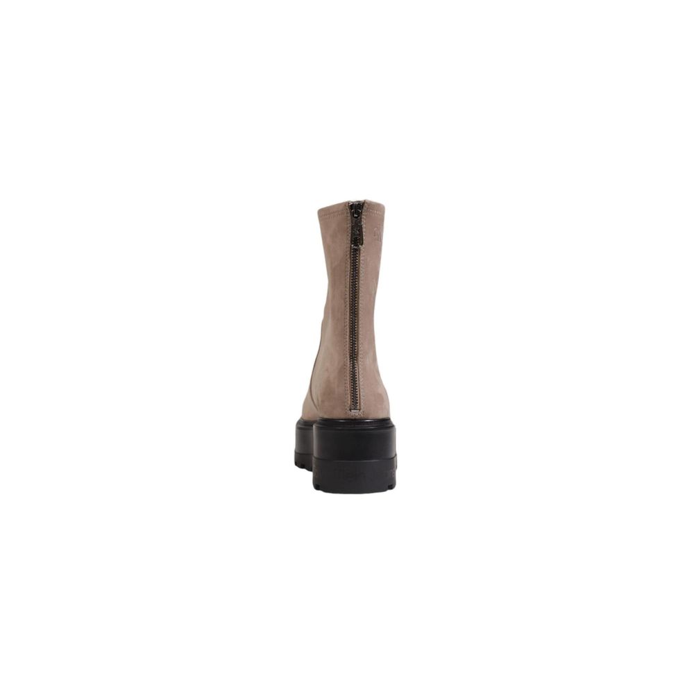 Calvin Klein Jeans Beige Recycled Polyester Ankle
