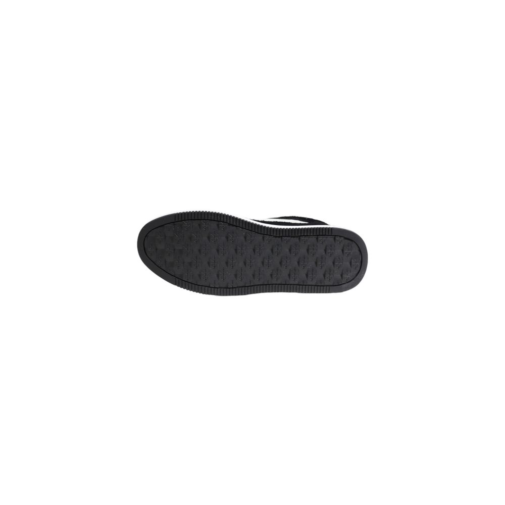 Baskets en cuir noir Calvin Klein Jeans