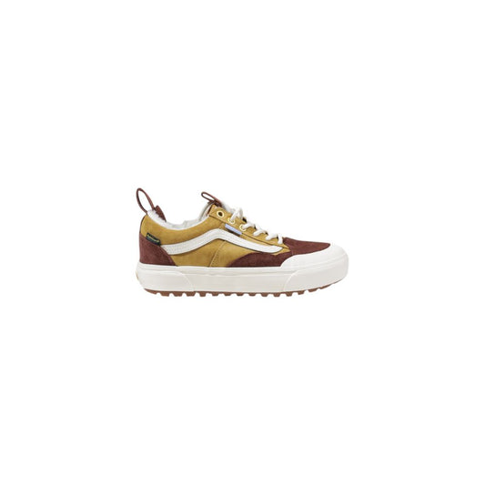 Baskets en cuir beige Vans