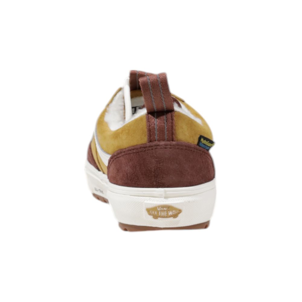 Baskets en cuir beige Vans