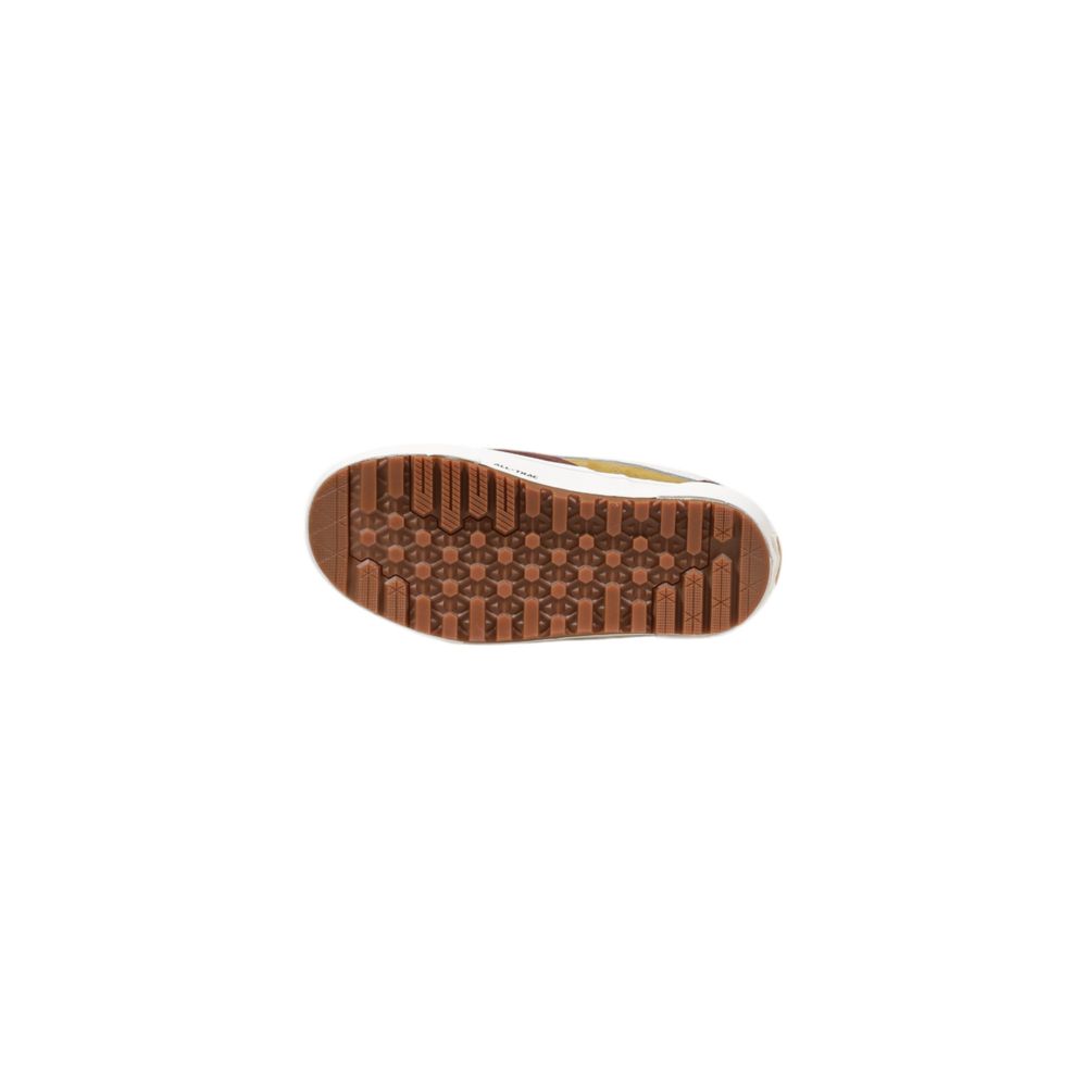 Baskets en cuir beige Vans