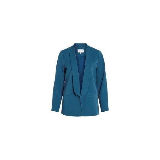Blazer bleu en polyester Vila Clothes