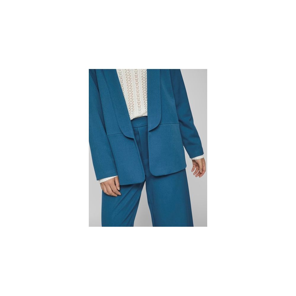 Blazer bleu en polyester Vila Clothes