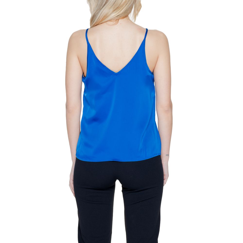 Haut en polyester bleu Vila Clothes