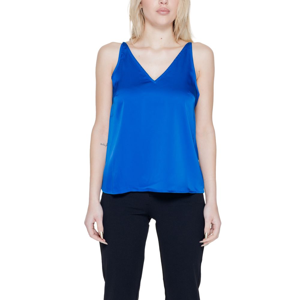 Haut en polyester bleu Vila Clothes