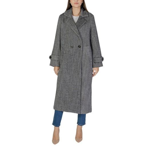 Manteau en polyester noir Vila Clothes