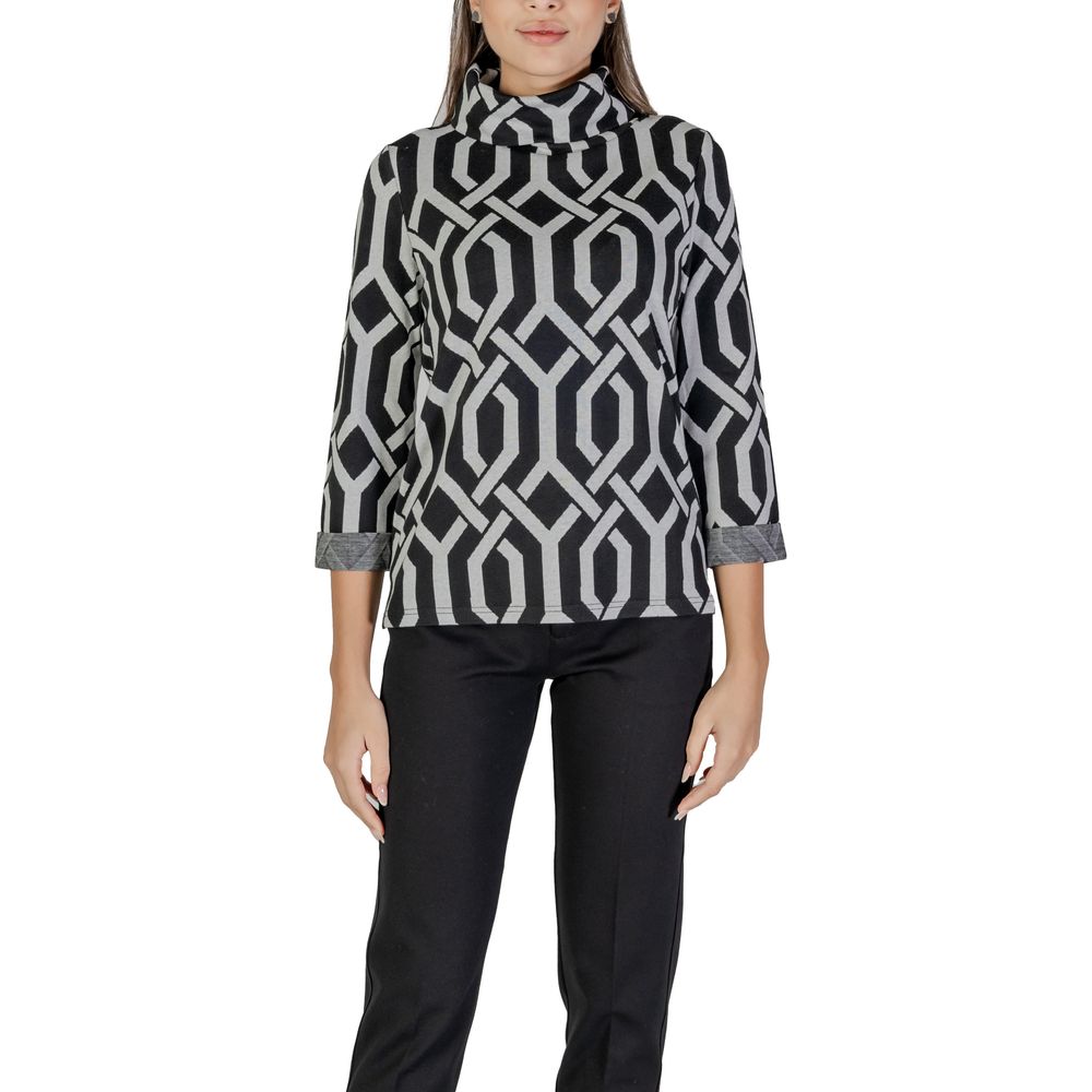 Street One Schwarzer Polyesterpullover
