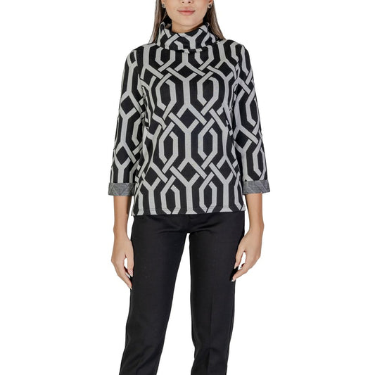 Street One Schwarzer Polyesterpullover
