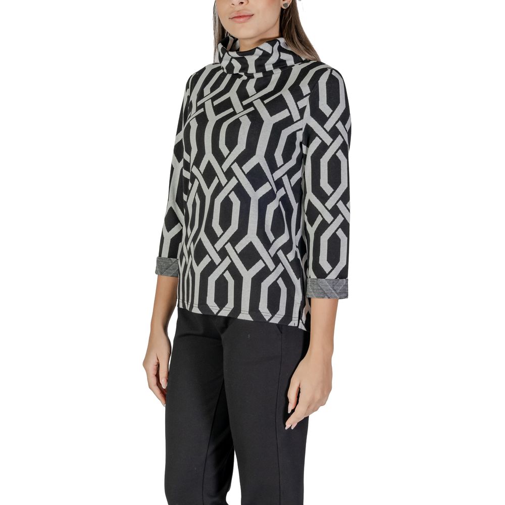 Street One Schwarzer Polyesterpullover