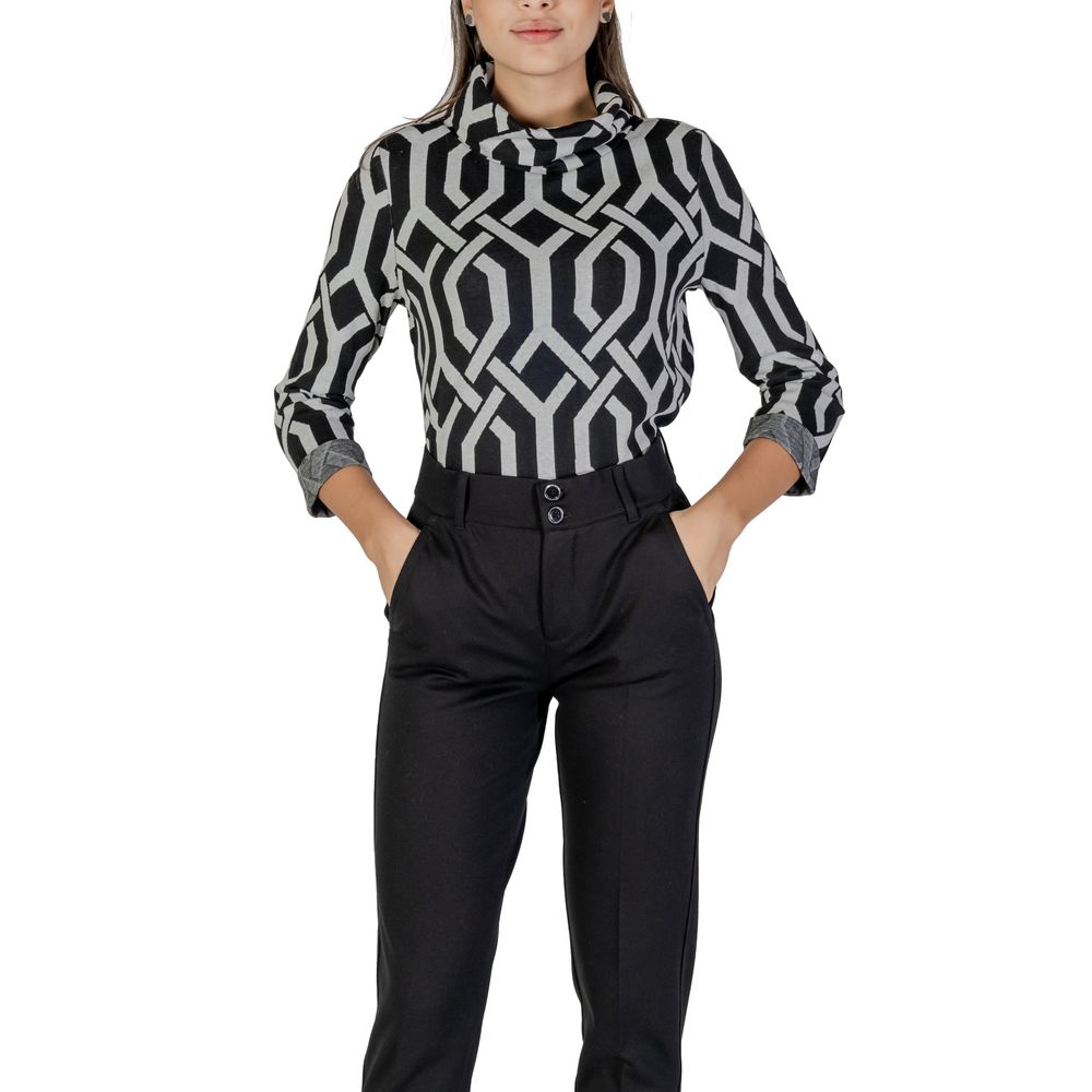 Street One Schwarzer Polyesterpullover