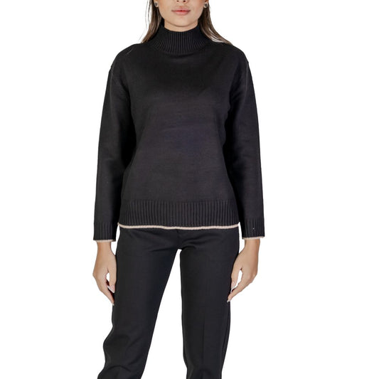 Street One Schwarzer Polyesterpullover
