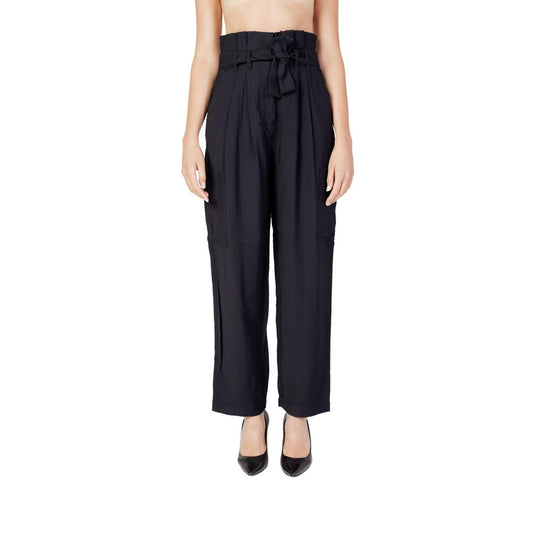 Pantalon en viscose noir Vila Clothes