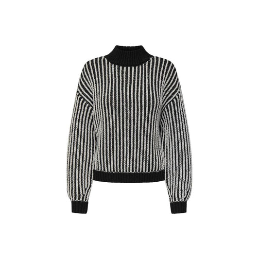 Pull en polyester noir Jacqueline De Yong
