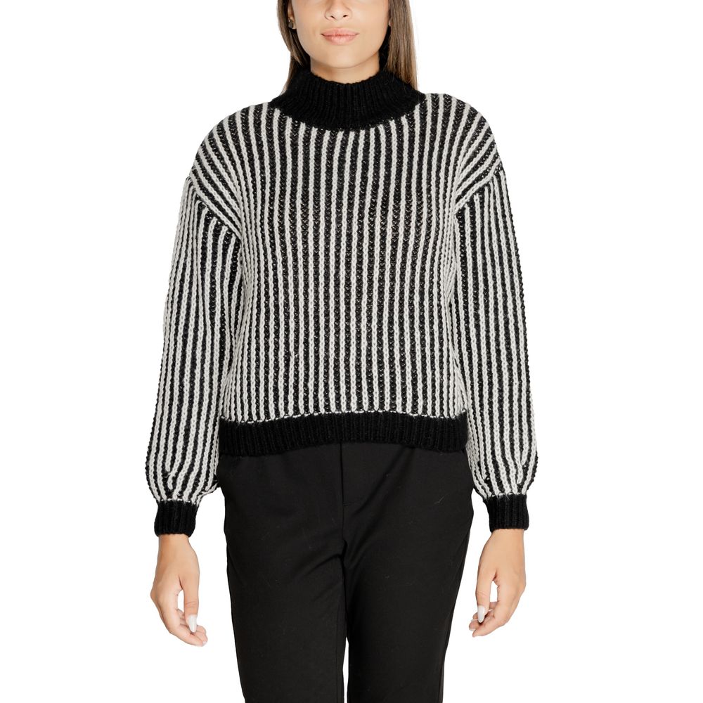 Pull en polyester noir Jacqueline De Yong