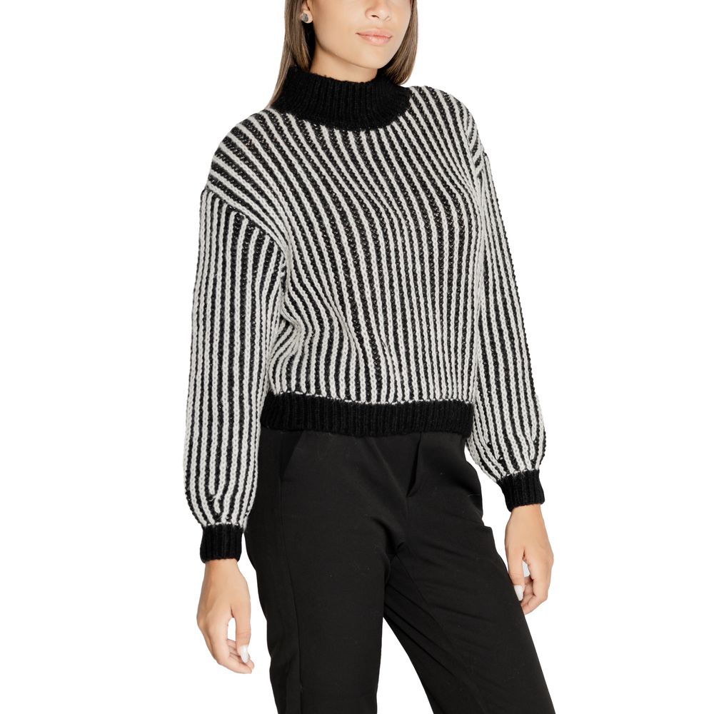 Pull en polyester noir Jacqueline De Yong