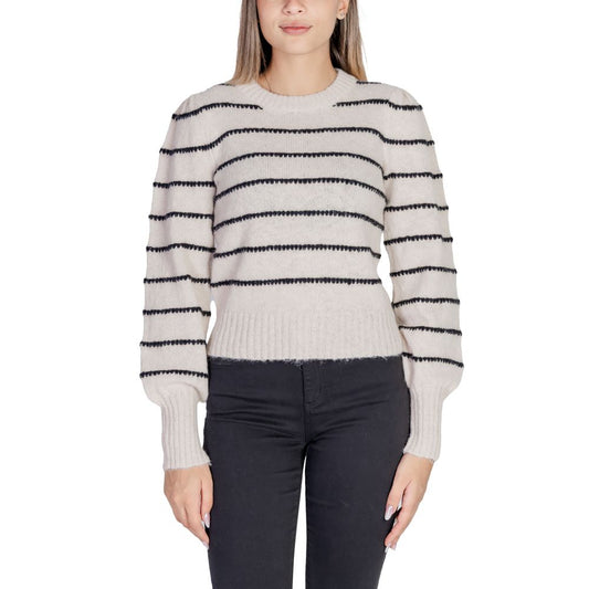 Pull gris en polyester Jacqueline De Yong