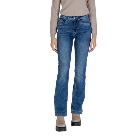 Jean mom en coton bleu Street One