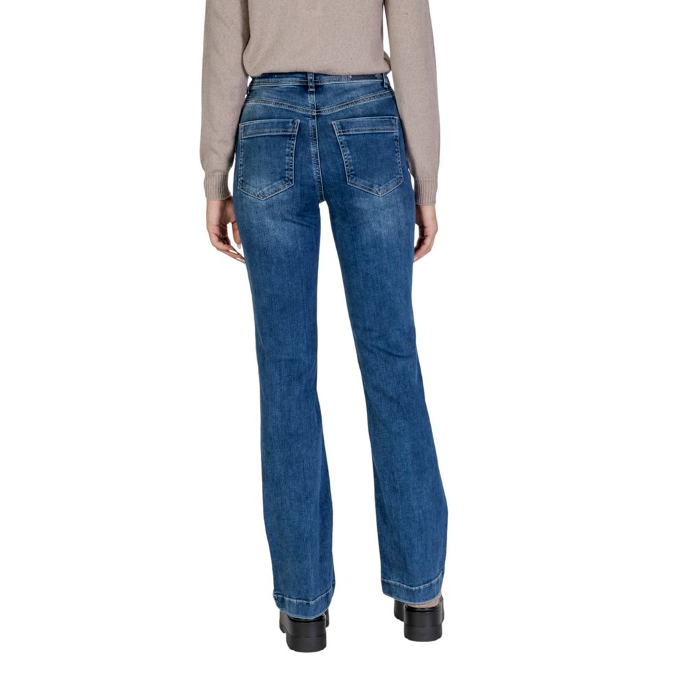Jean mom en coton bleu Street One