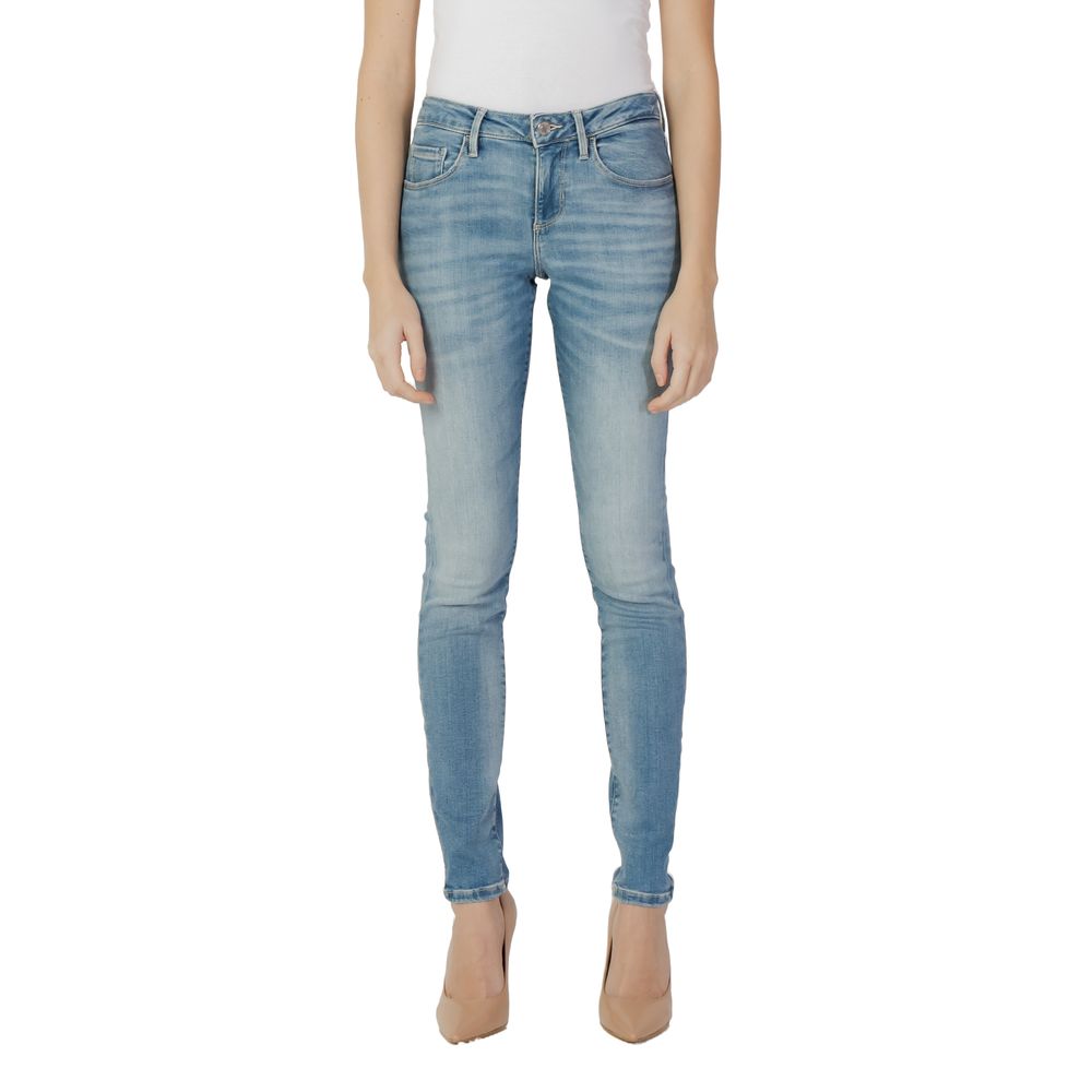 Guess – Blaue Skinny-Jeans aus Baumwolle