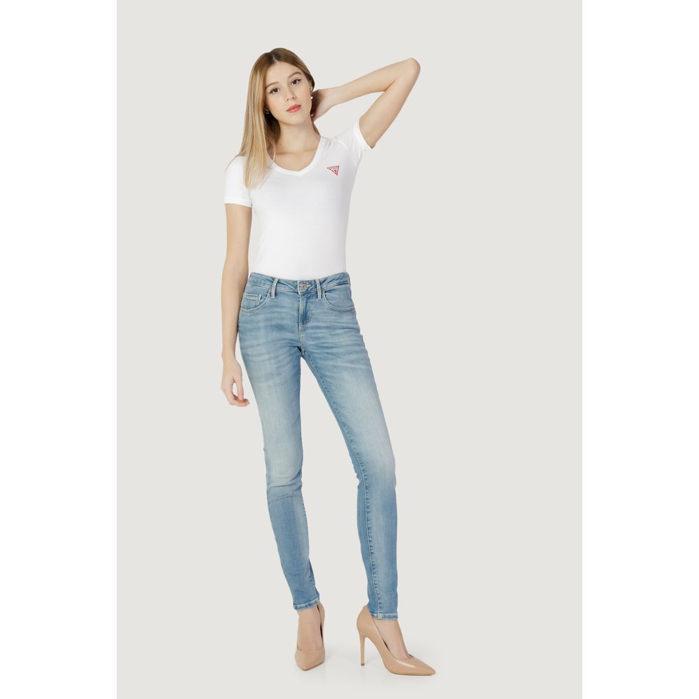 Guess – Blaue Skinny-Jeans aus Baumwolle
